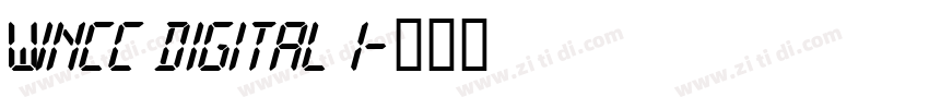 Wincc digital 1字体转换